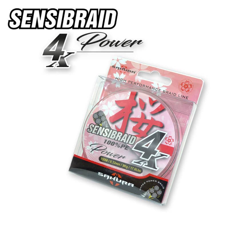 Sakura Fishing SensiBraid 4X mt. 150 mm. 0.10 kg. 7 Lb. 15.4 - Clicca l'immagine per chiudere